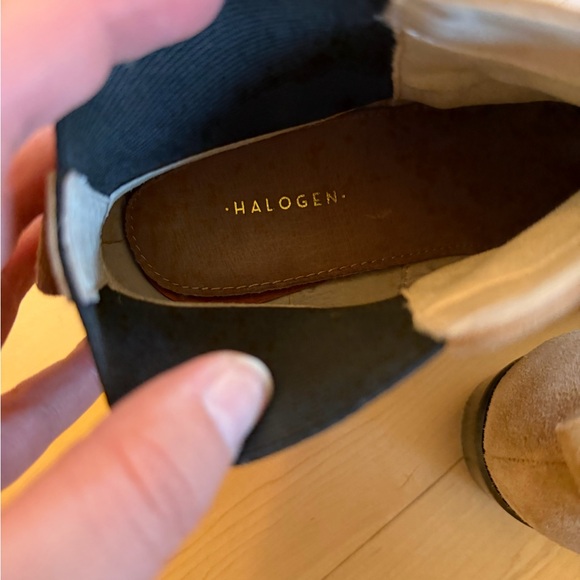 Halogen Tan and Black Ankle Booties - Picture 2 of 3